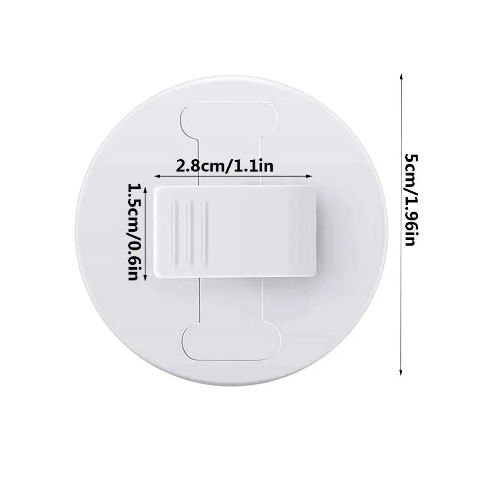 Self-Adhesive Shower Curtain Clips – Waterproof Non-Slip 2-Pack