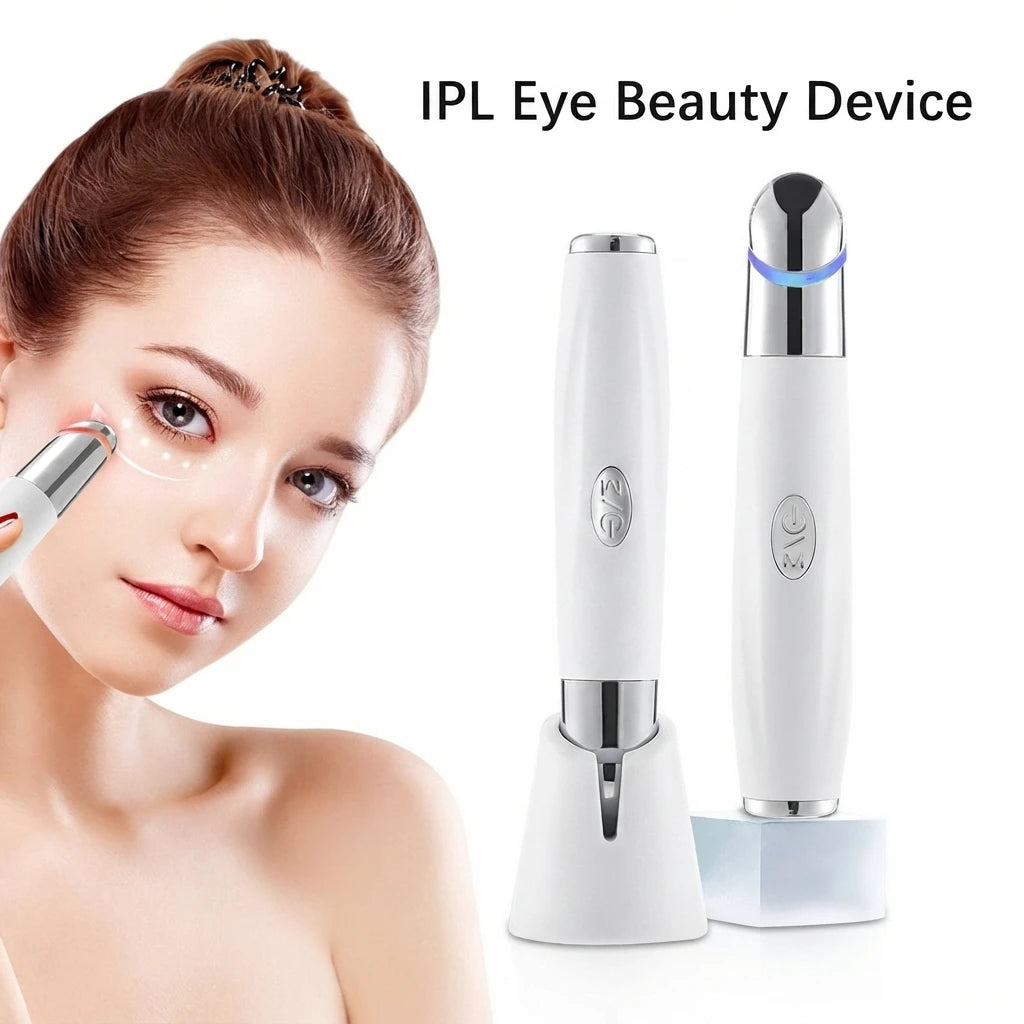 Hailicare Eye Massager – LED Light Vibration Heated Beauty Device