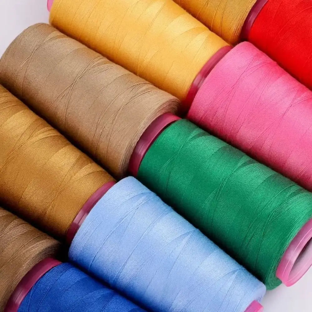 1300 Yards Thick Polyester Sewing Thread – 21 Colors
