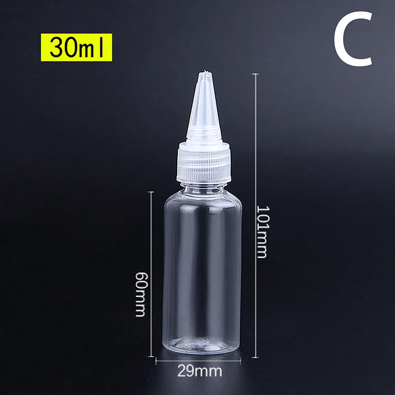 Plastic Squeeze Dropper Bottles with Screw Cap 10–200ml