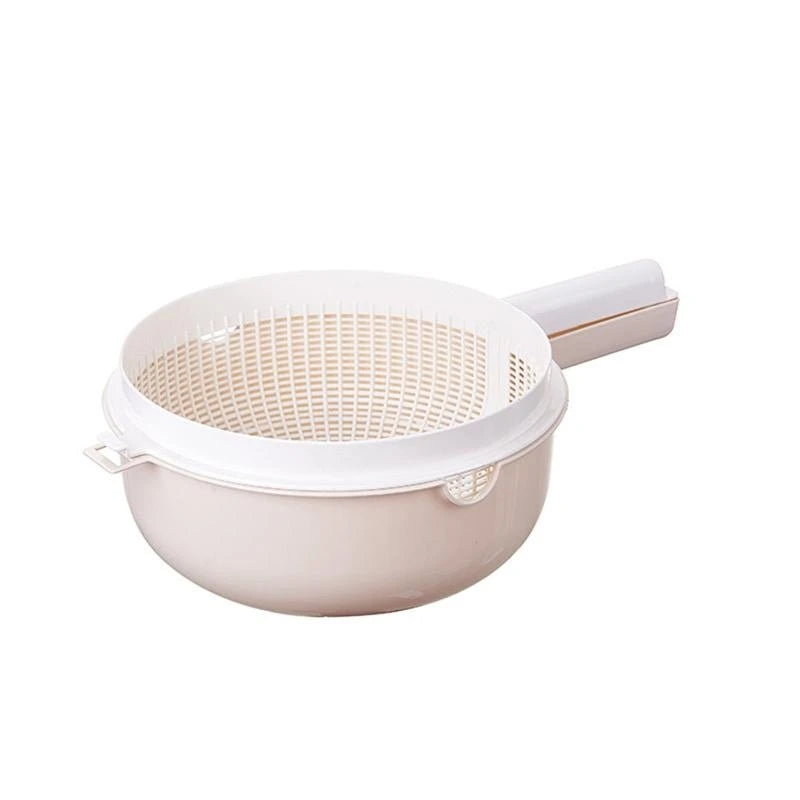 Plastic Colander Drain Basket – Vegetables, Fruit & Pasta