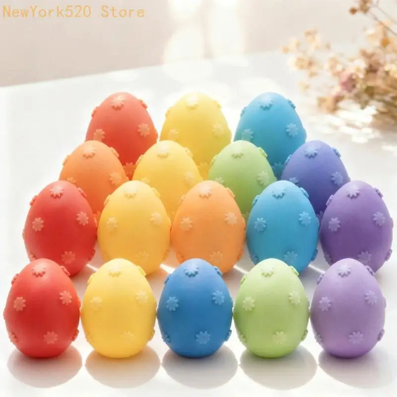 Easter Egg Silicone Mold – Flower Embossed Craft Mould