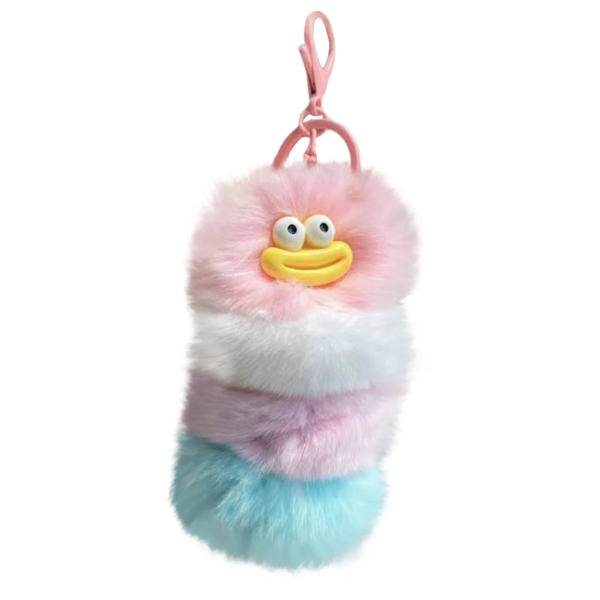 Plush Worm Keychain – Cute Back to School Gift Charm
