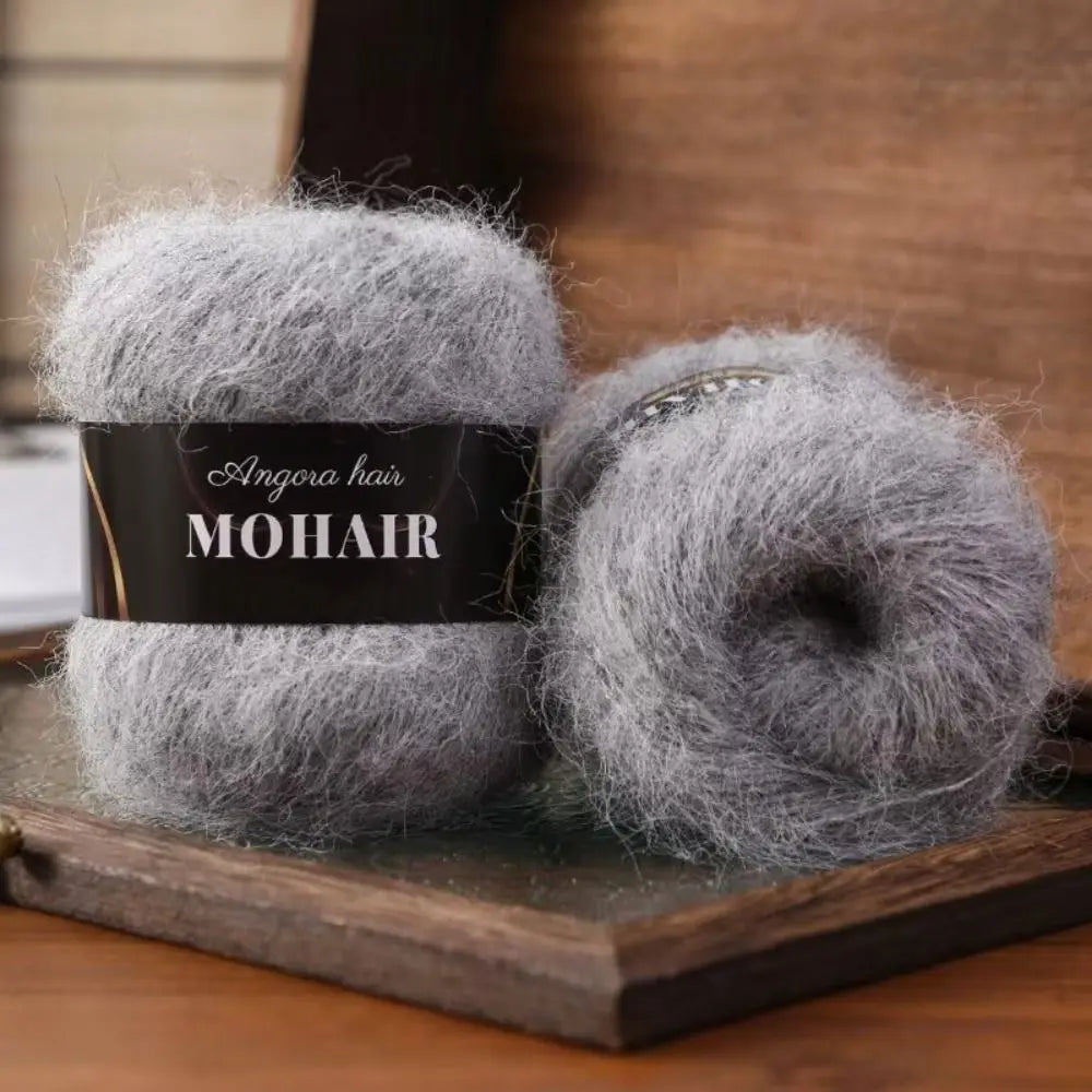 Soft Fluffy Alpaca Mohair Yarn – Knitting & Crochet