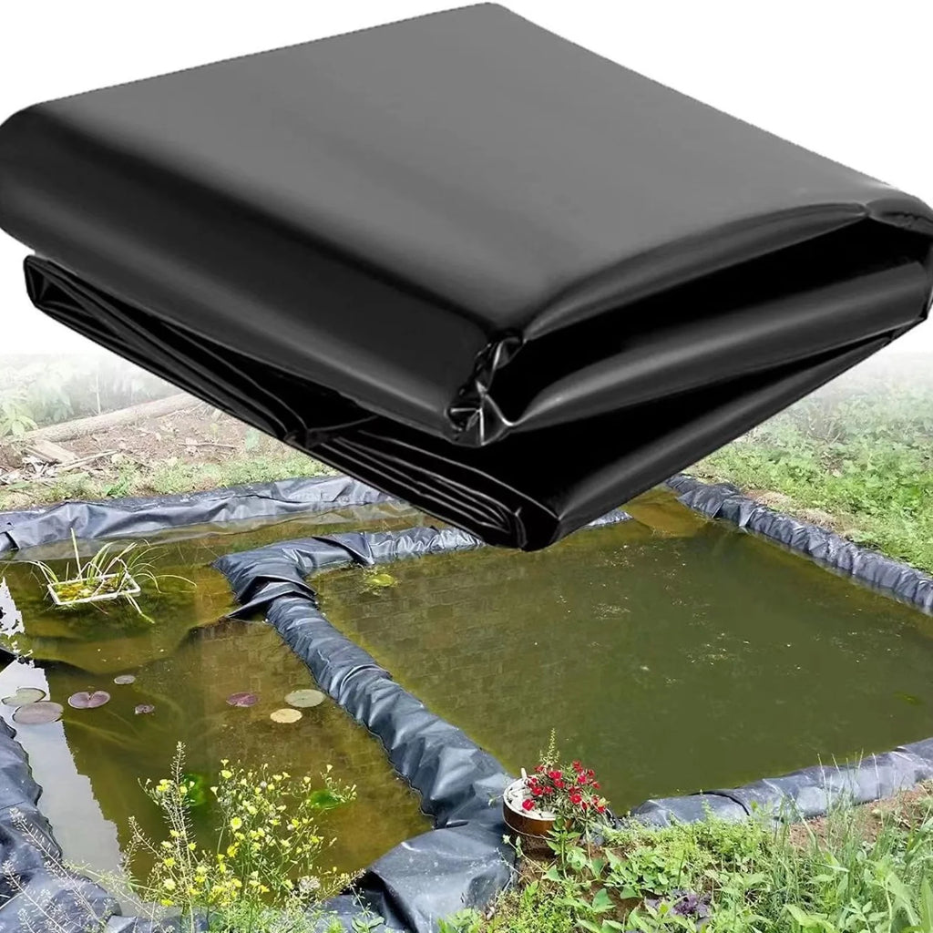Fish Pond Liner Waterproof Geomembrane 0.2mm 1.2×2.1m Black