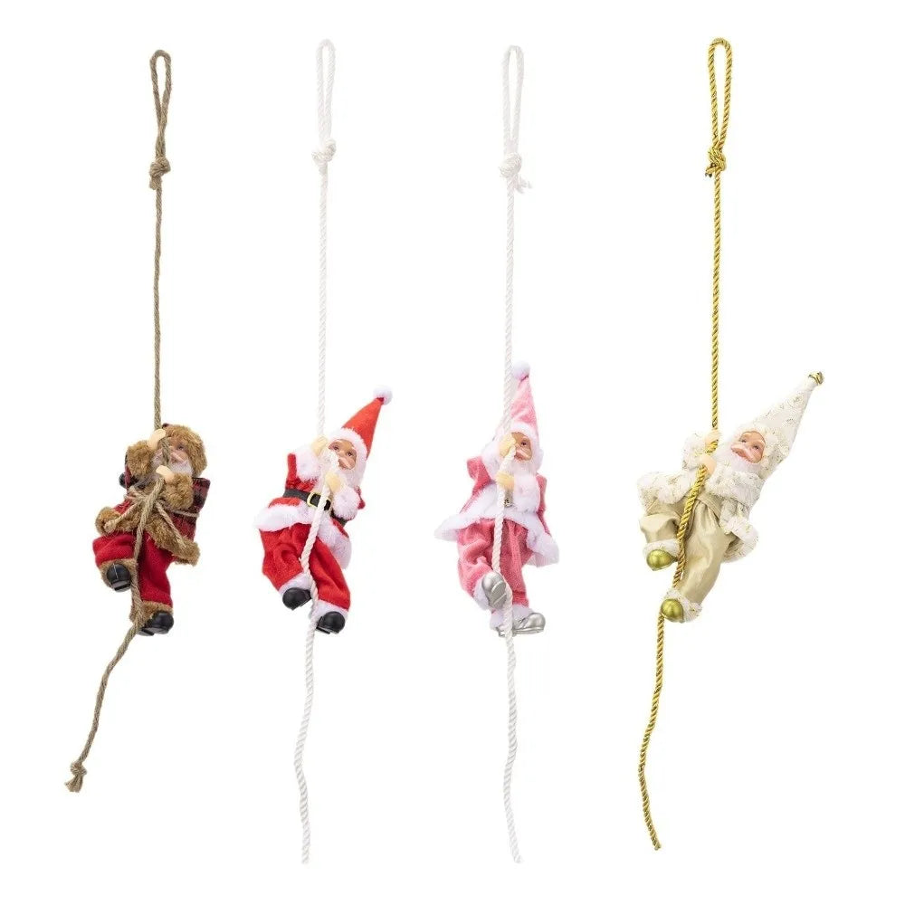 Climbing Santa Claus Christmas Tree Hanging Ornament