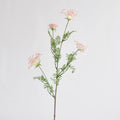 4-Head Artificial Daisy Flower Long Stem Silk Foam Decor 98cm