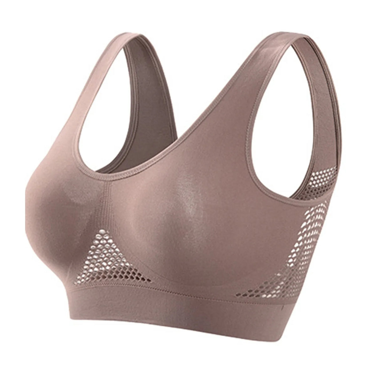 Women's Seamless Breathable Sports Bra – Removable Padded