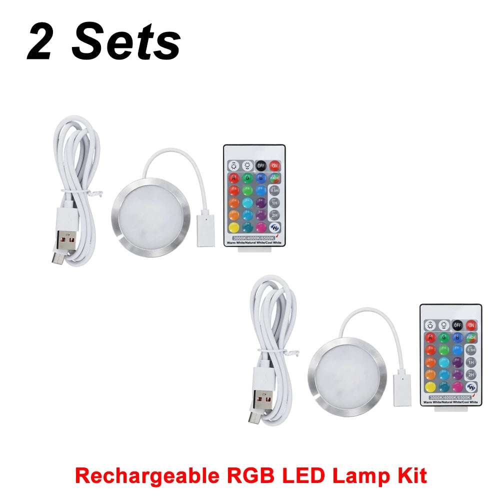 RGB LED Lamp Kit 001 for Bambu Lab 3D Printer – Rechargeable