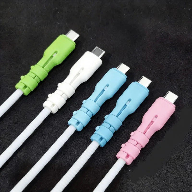 USB-C Cable Protectors – Silicone Anti-Break Sheaths 5/10 Pack