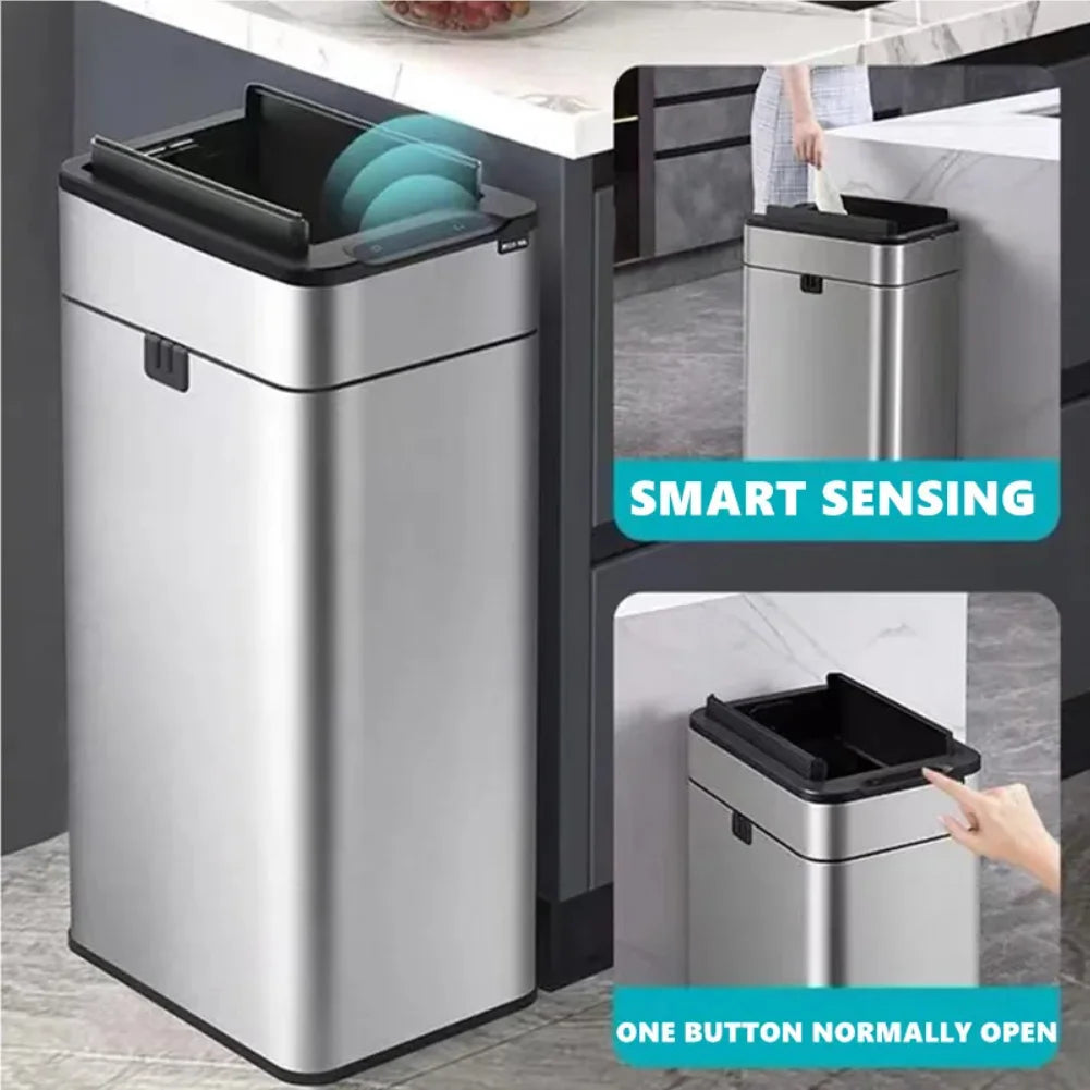 VIBE 20L Stainless Steel Automatic Sensor Kitchen Trash Can