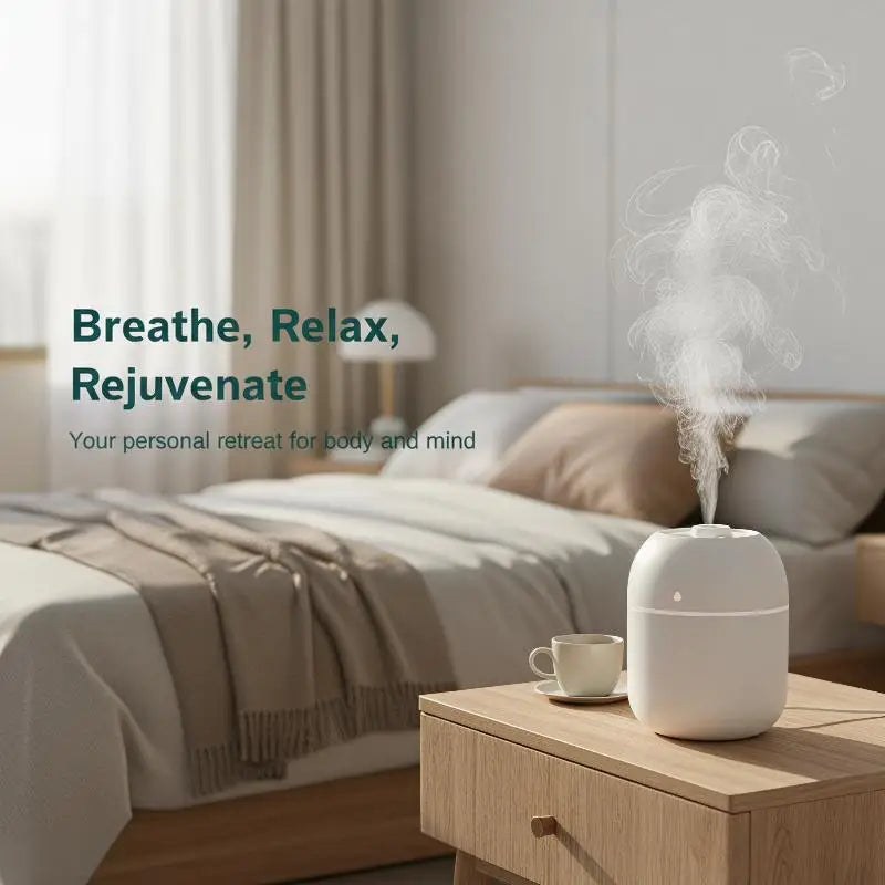 Gmarty Portable Nano Mist Humidifier – Ultra-Quiet Desktop