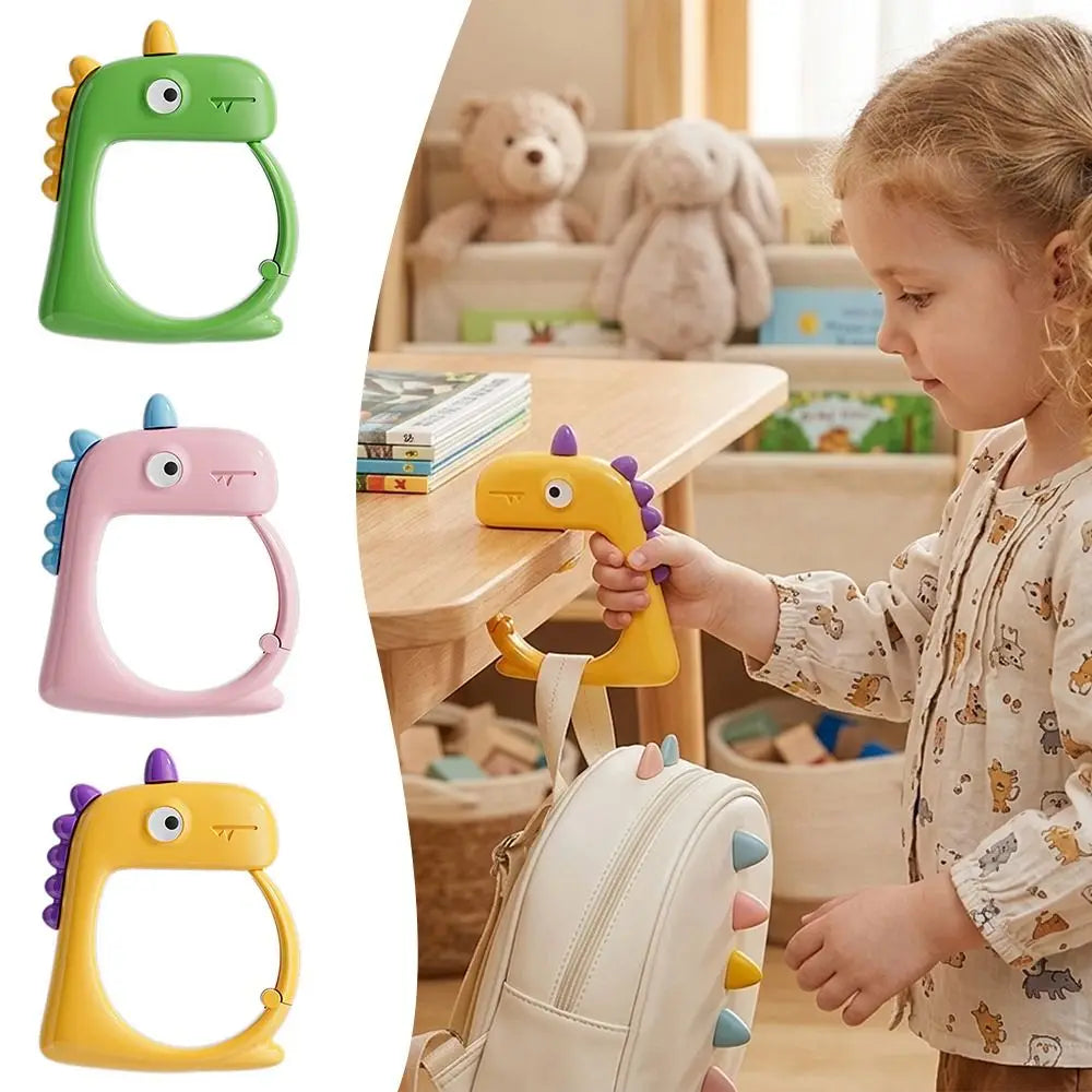 Dinosaur Backpack Hook No-Drill ABS Desk Bag Hanger