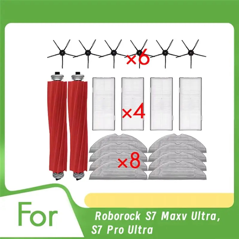 20-Pc Roborock S7 MaxV Ultra & S7 Pro Ultra Accessory Kit