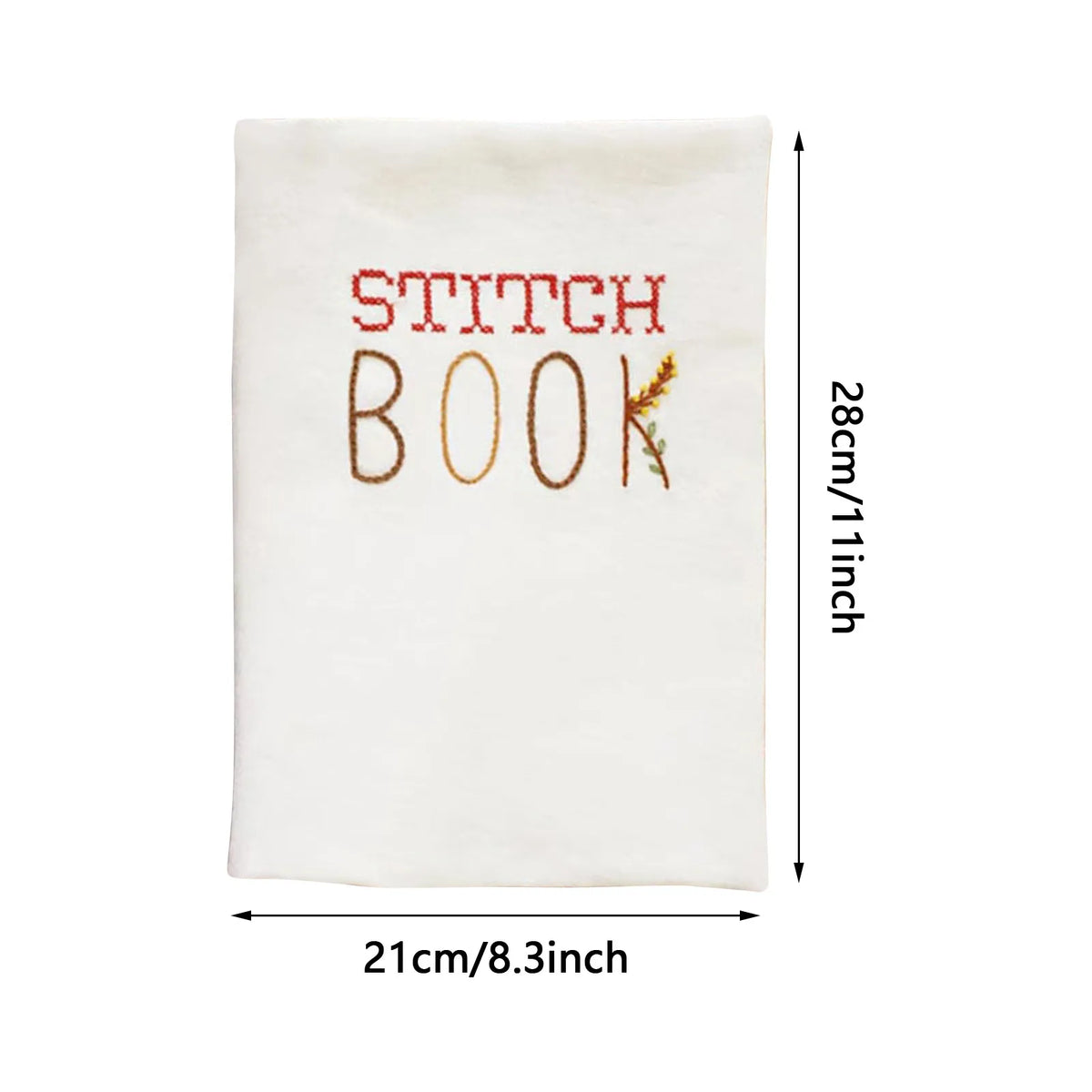 DIY Embroidery Stitch Book Set – Linen Needlework Kit