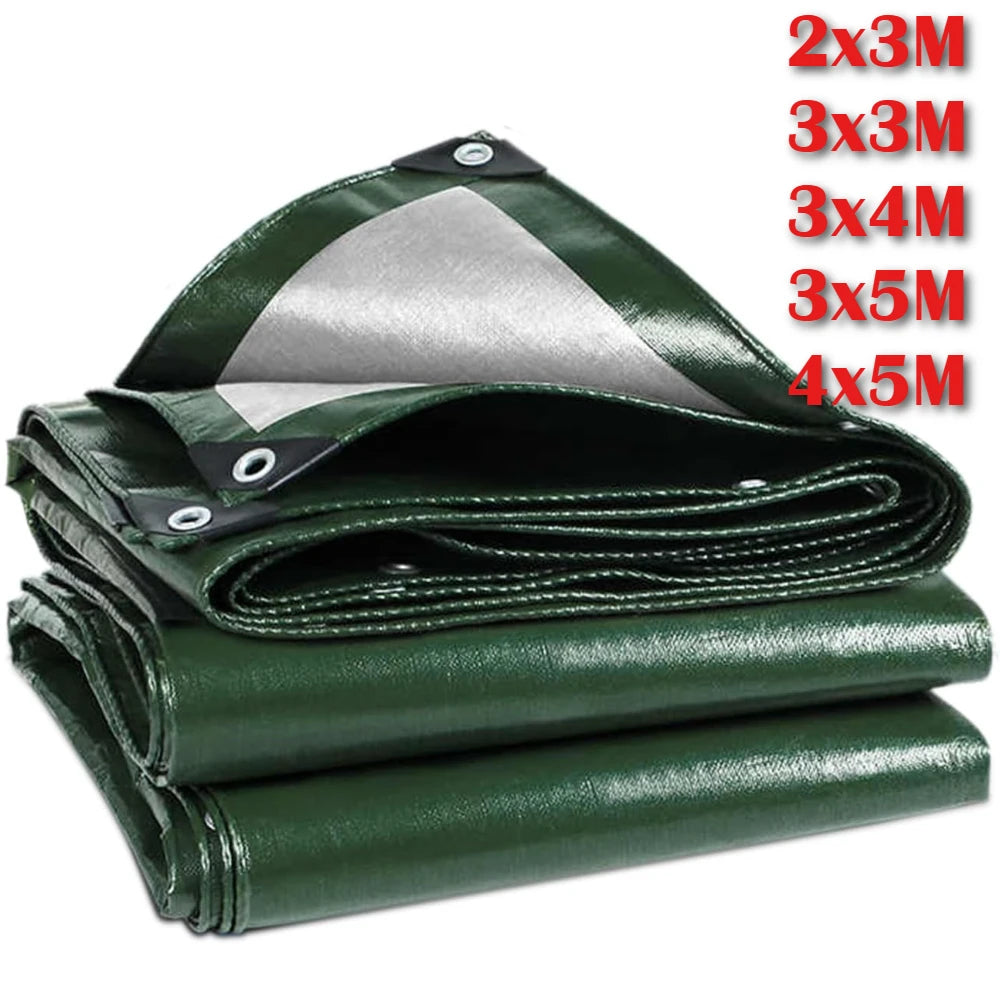 Heavy Duty PE Waterproof Tarp with Reinforced Grommets | Multi-Size
