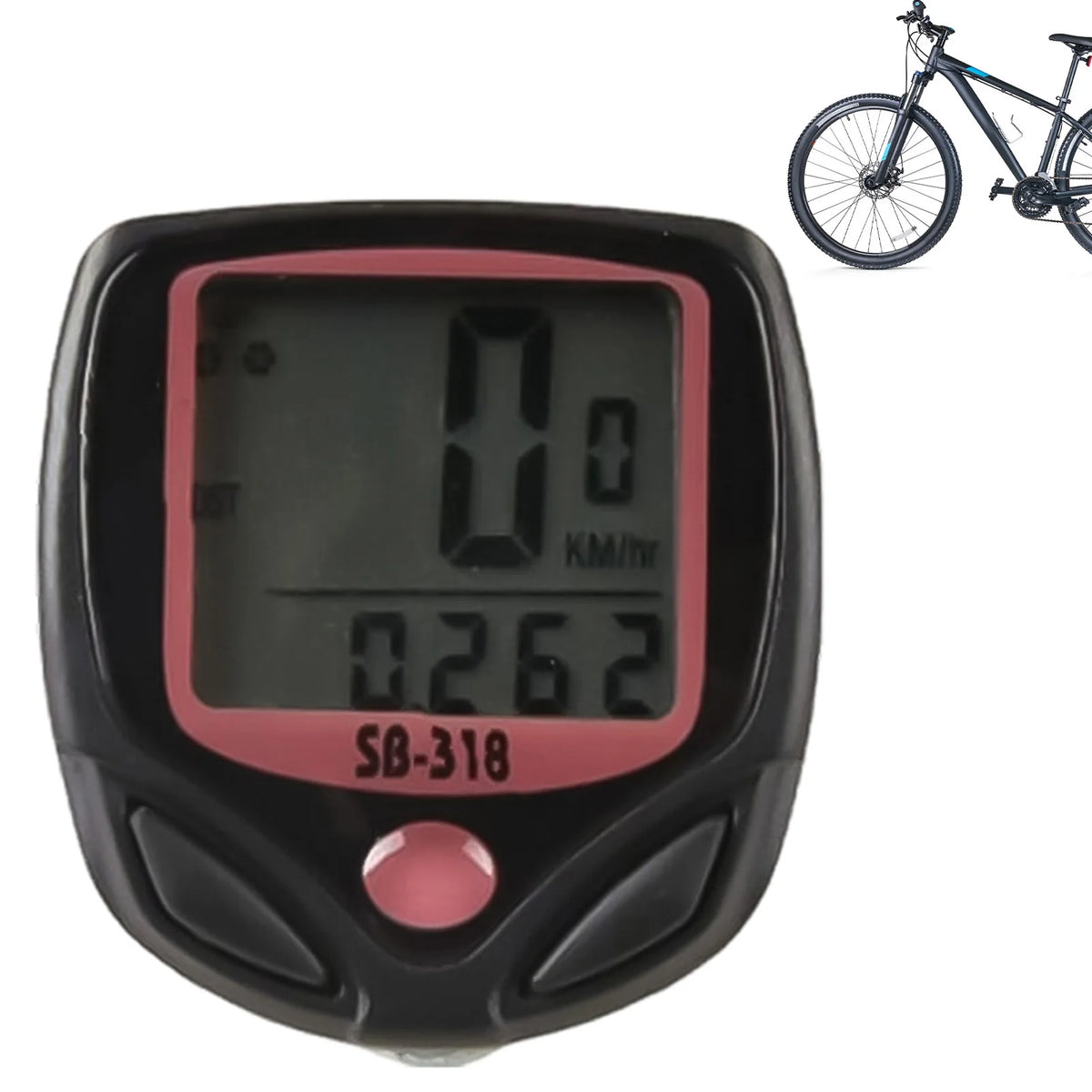 Waterproof Digital Bike Speedometer – Large Screen Cycling Computer