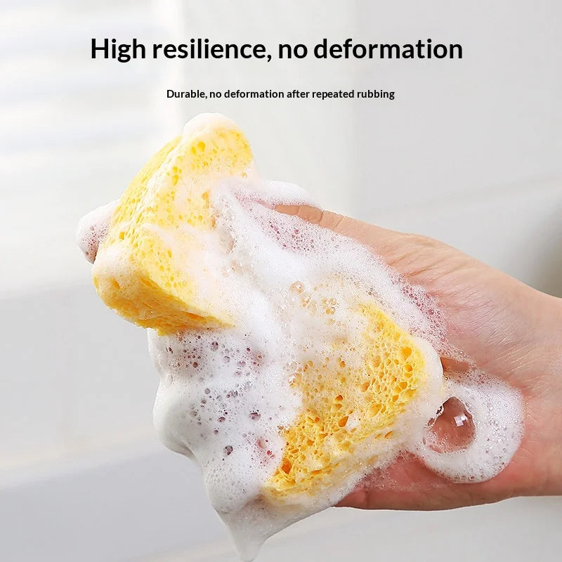 Wood Pulp Kitchen Sponge – Absorbent Non-Stick Scouring Pad