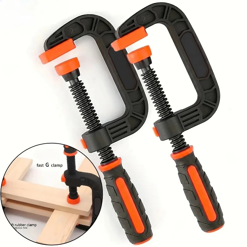 7-Inch Heavy-Duty Woodworking Clamp – Non-Slip Ergonomic Grip