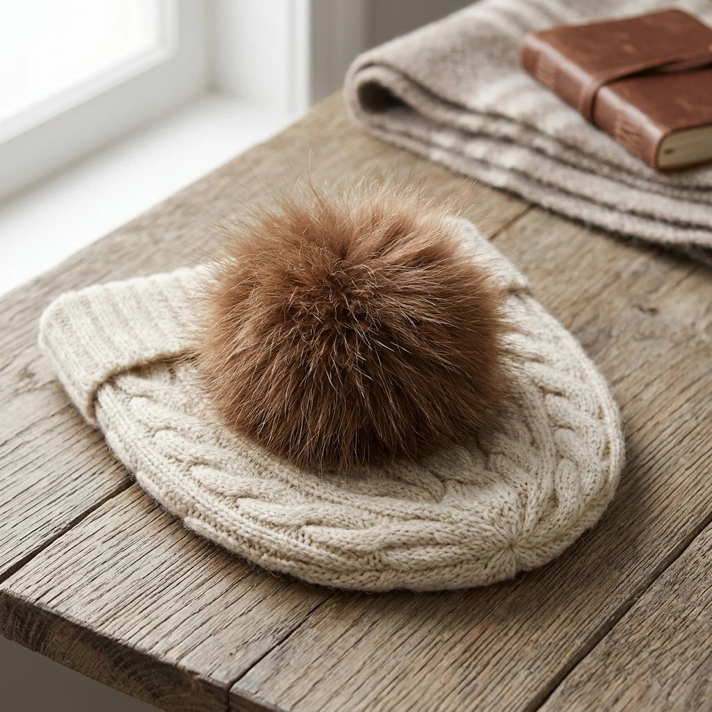 Plush Bunny Fur Ball Cat Toy – Durable Indoor Cat Kick Toy