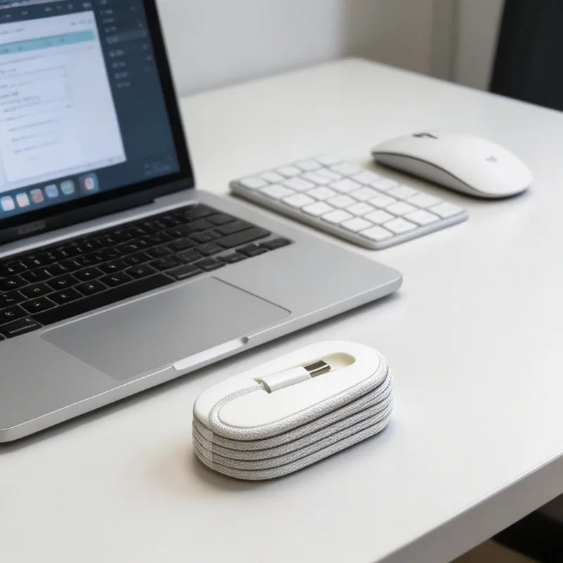 2-Pack USB-C Cable Organizer Wire Winder for Travel
