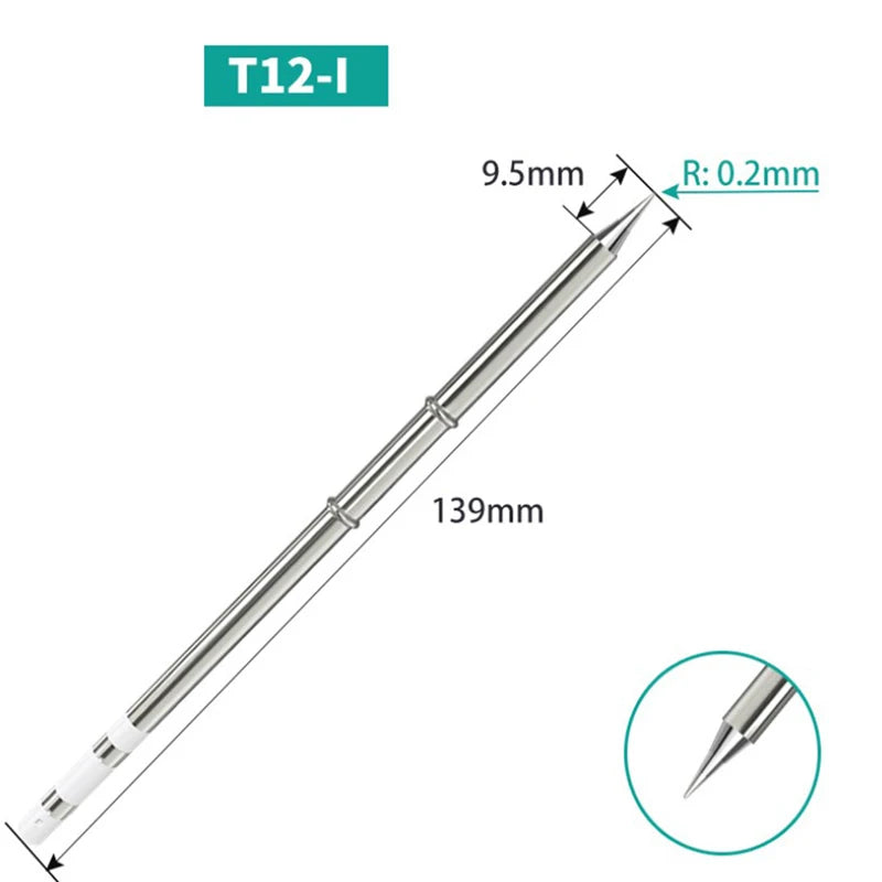 T12 Soldering Iron Tips for Hakko FX951 STC STM32 OLED Station
