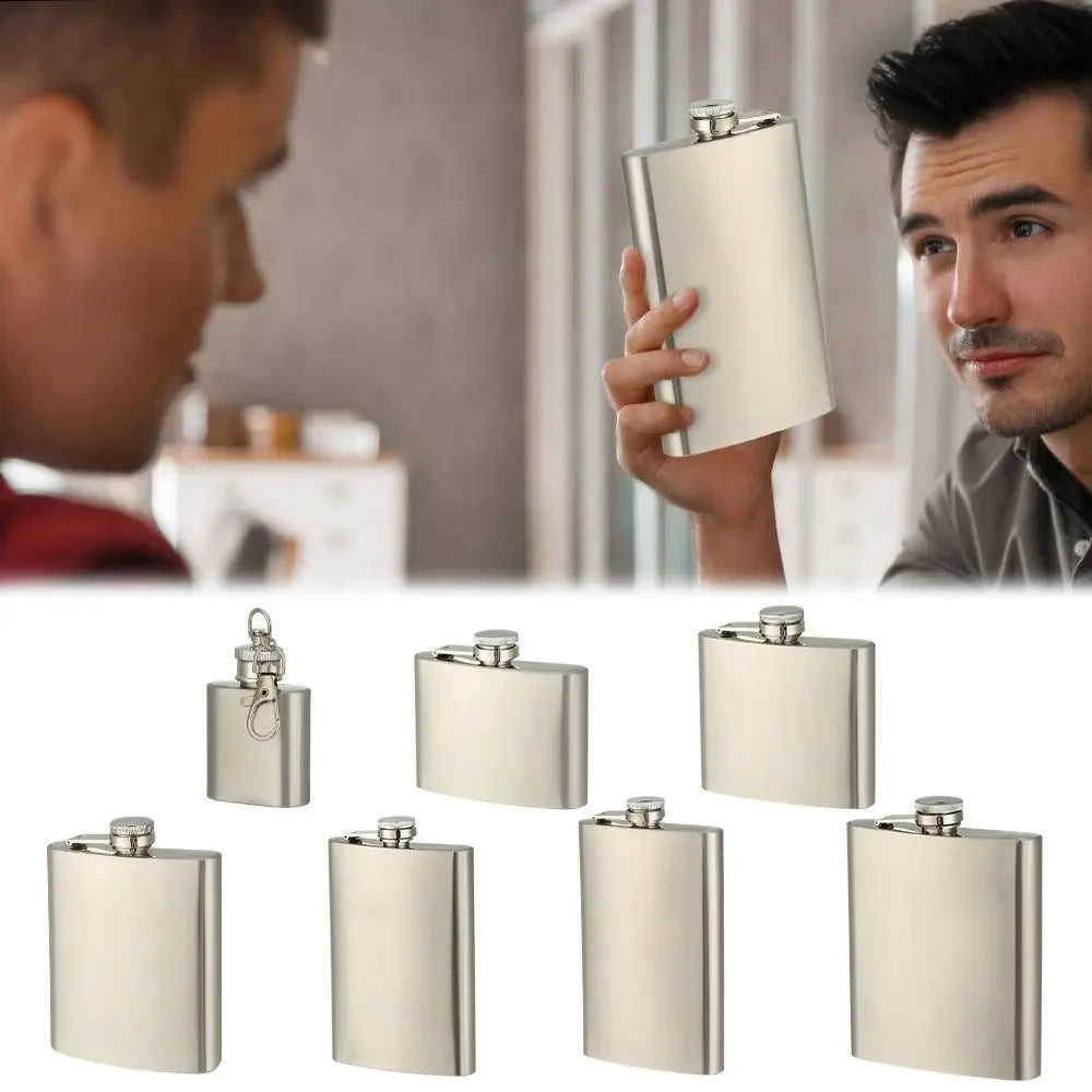 Stainless Steel Hip Flask – Leakproof Portable Liquor Flask