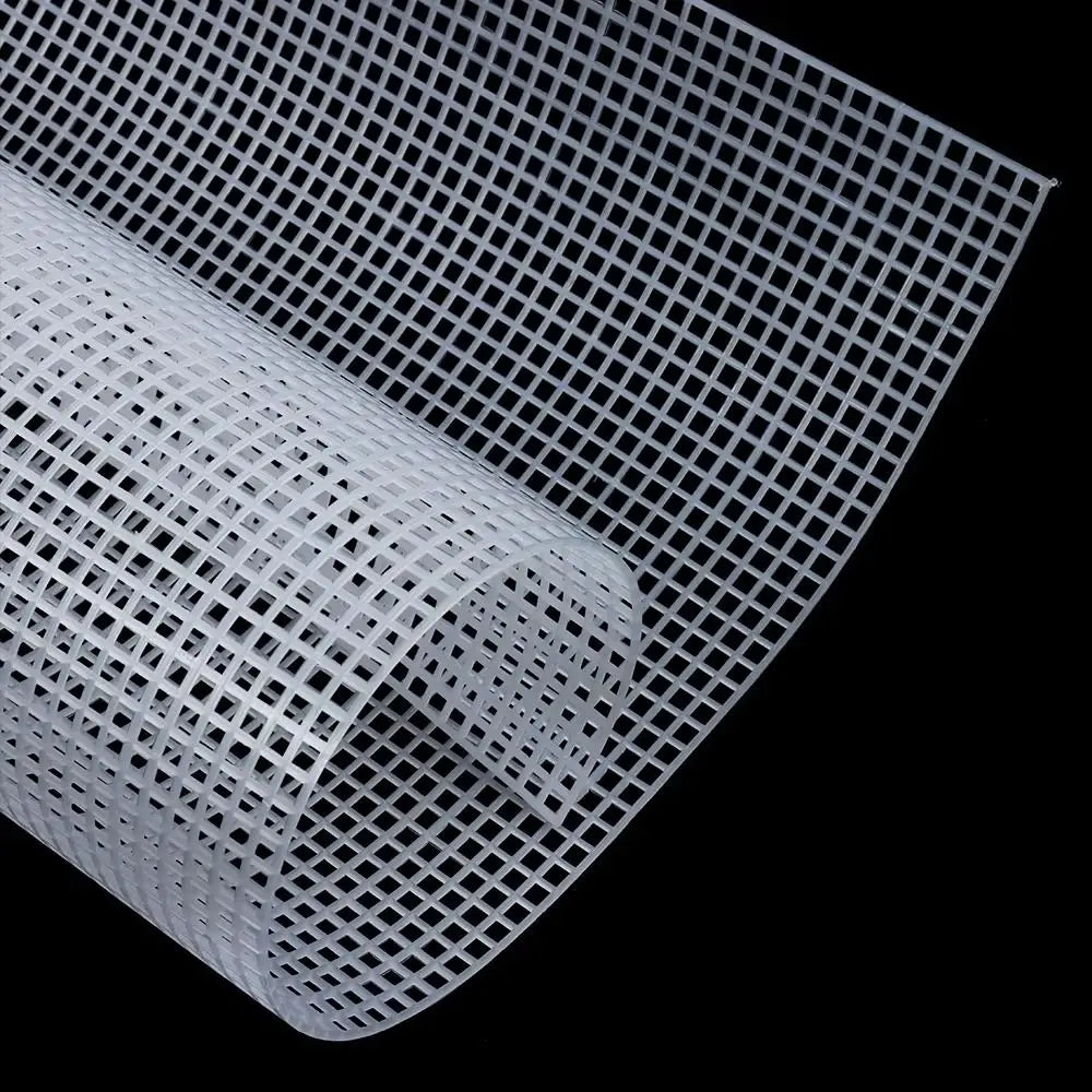 Plastic Mesh Grid Sheet 33x50cm – DIY Bag & Rug Crafting