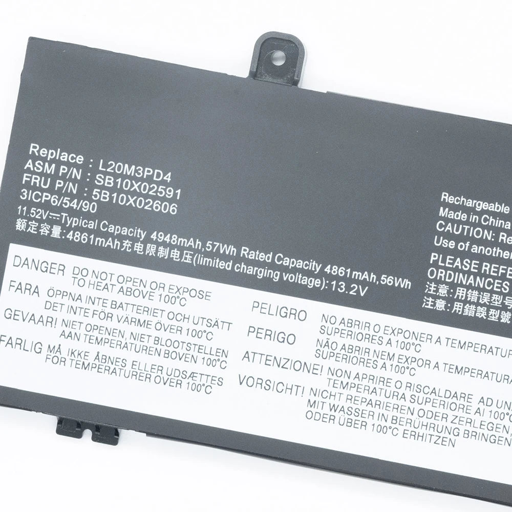 SUOZHAN L20M3PD4 Battery for Lenovo ThinkPad E14 E15 Gen 3