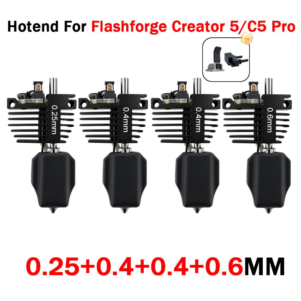 Flashforge Creator 5 / 5 Pro Hotend Nozzle Quick-Swap Kit