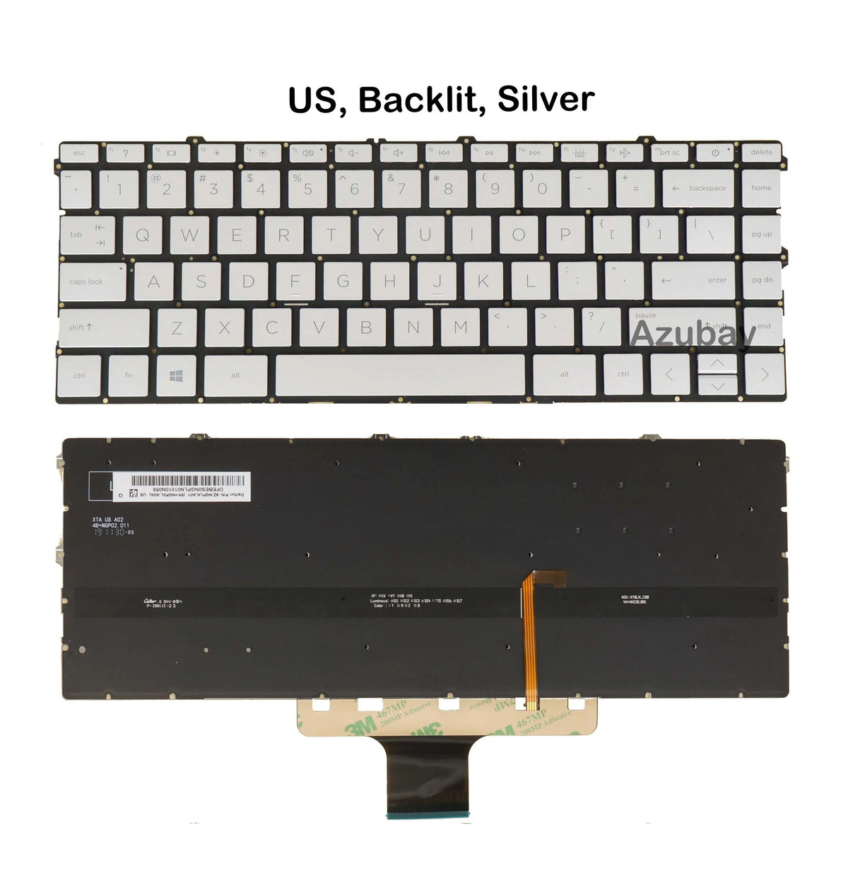 US Backlit Keyboard for HP Pavilion 14-ec 14-dw 14-dv 14-dy 13-bb