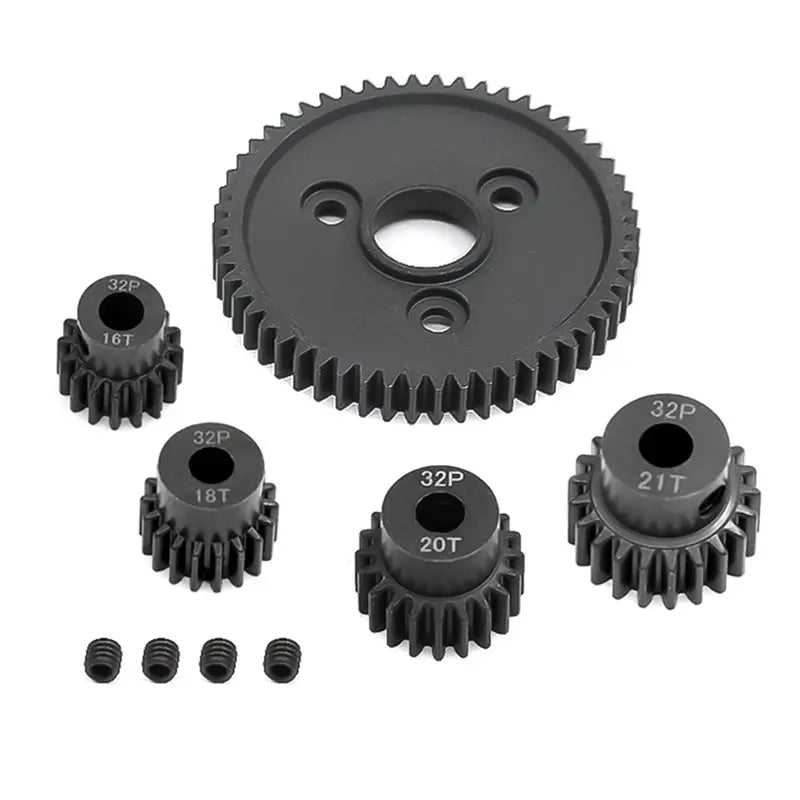 Metal 54T Spur Gear & Pinion Set for 1/10 Traxxas Slash Stampede