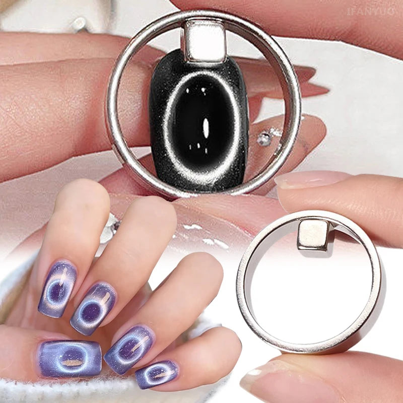 Cat Eye Ring Magnet for Gel Nail Art – DIY Manicure Tool