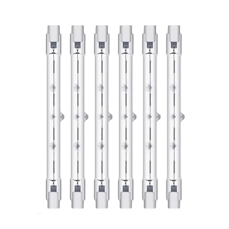R7S 300W 118mm Dimmable Halogen Bulbs 6-Pack | J Type Linear