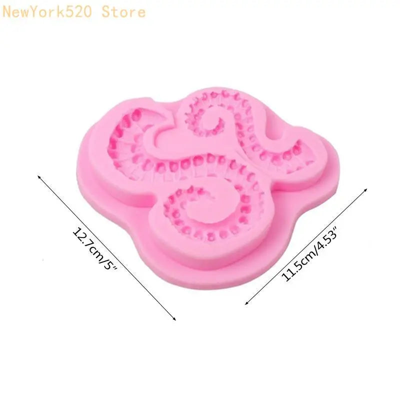3D Octopus Tentacles Silicone Mold – Chocolate & Candy Baking