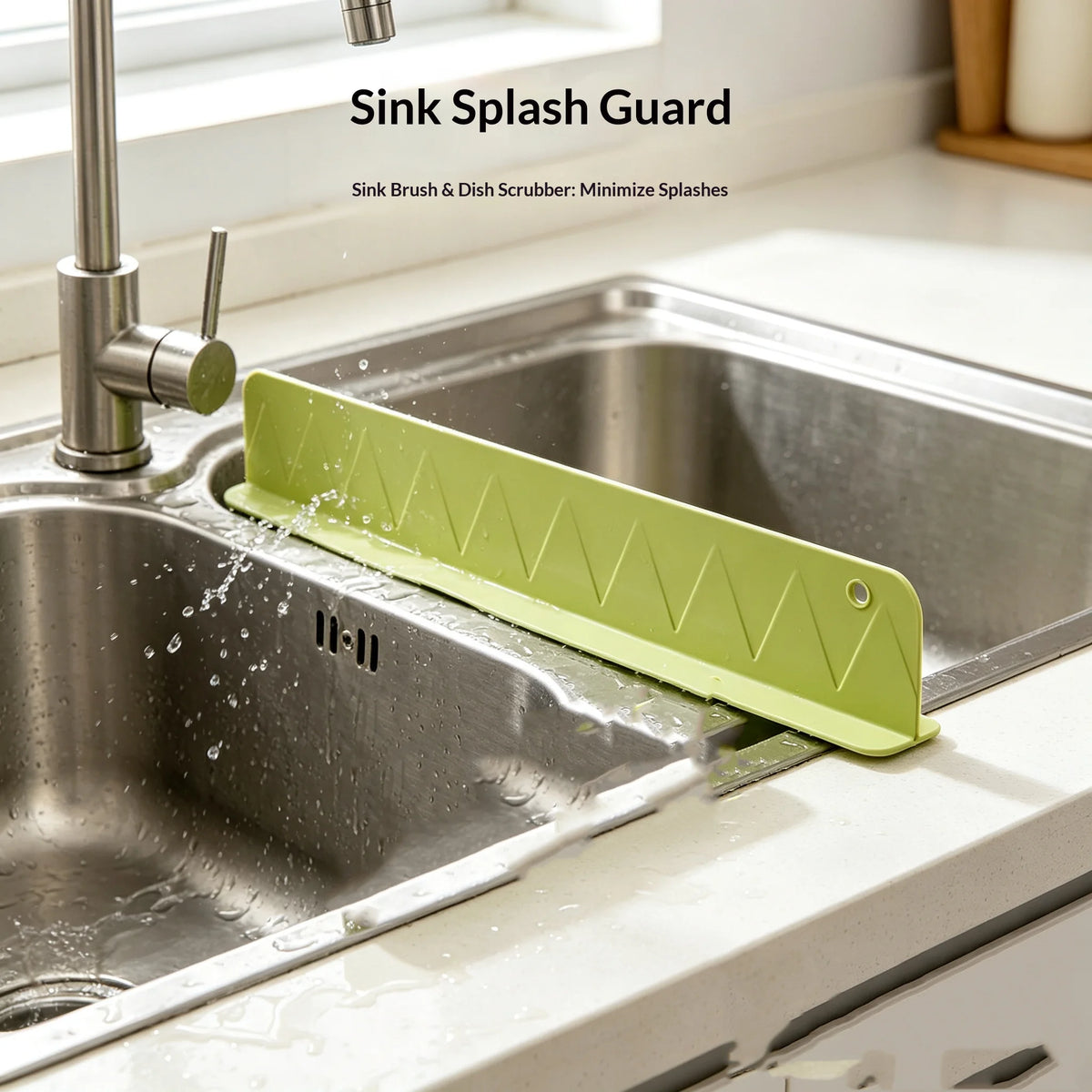 Silicone Sink Splash Guard Suction Cup Water Baffle