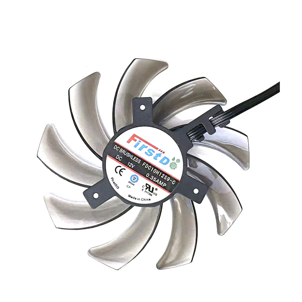 87mm FDC10H12S9-C Replacement Fan for GTX 1660 SUPER | 12V