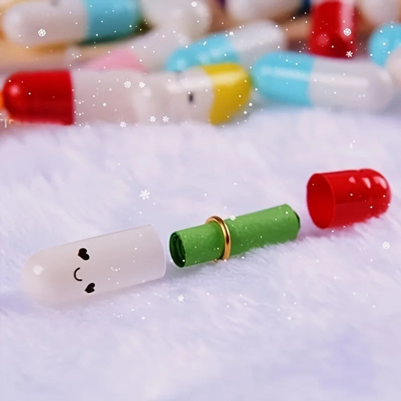 Cute Capsule Message Notes 10/20pc – Pill Love Letter Gift