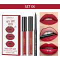 OREADEX 3-Pc Matte Liquid Lipstick & Lip Liner Set – Long Lasting