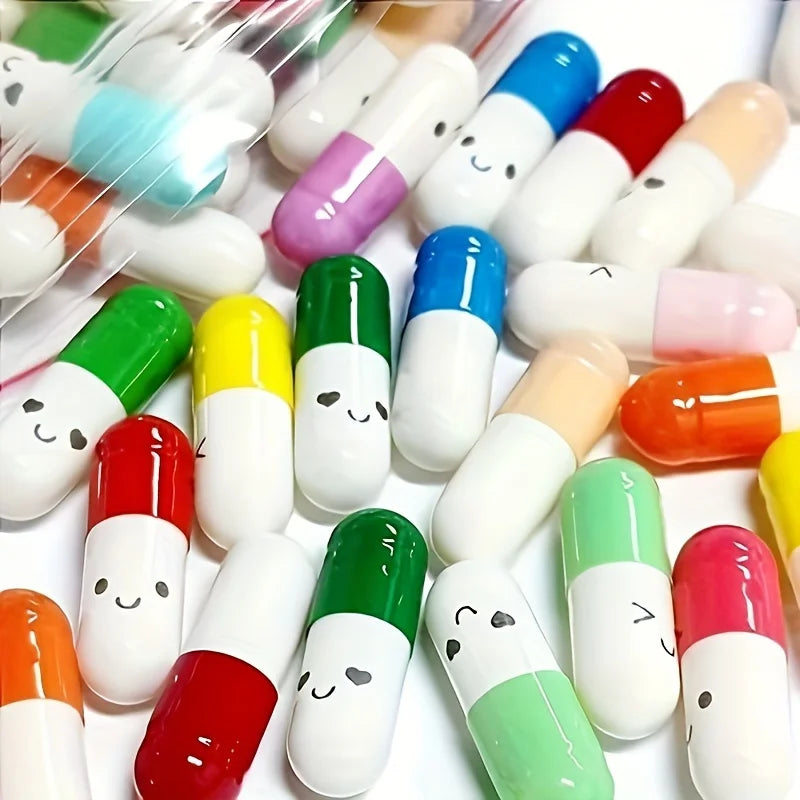 Cute Capsule Message Notes 10/20pc – Pill Love Letter Gift