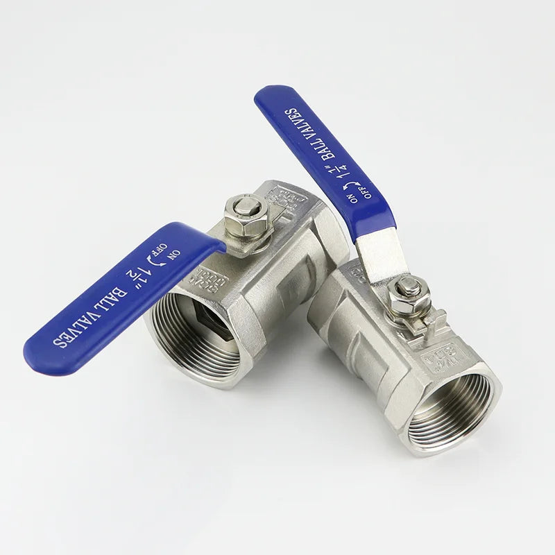 SS304 Stainless Steel BSP Ball Valve with Vinyl Handle