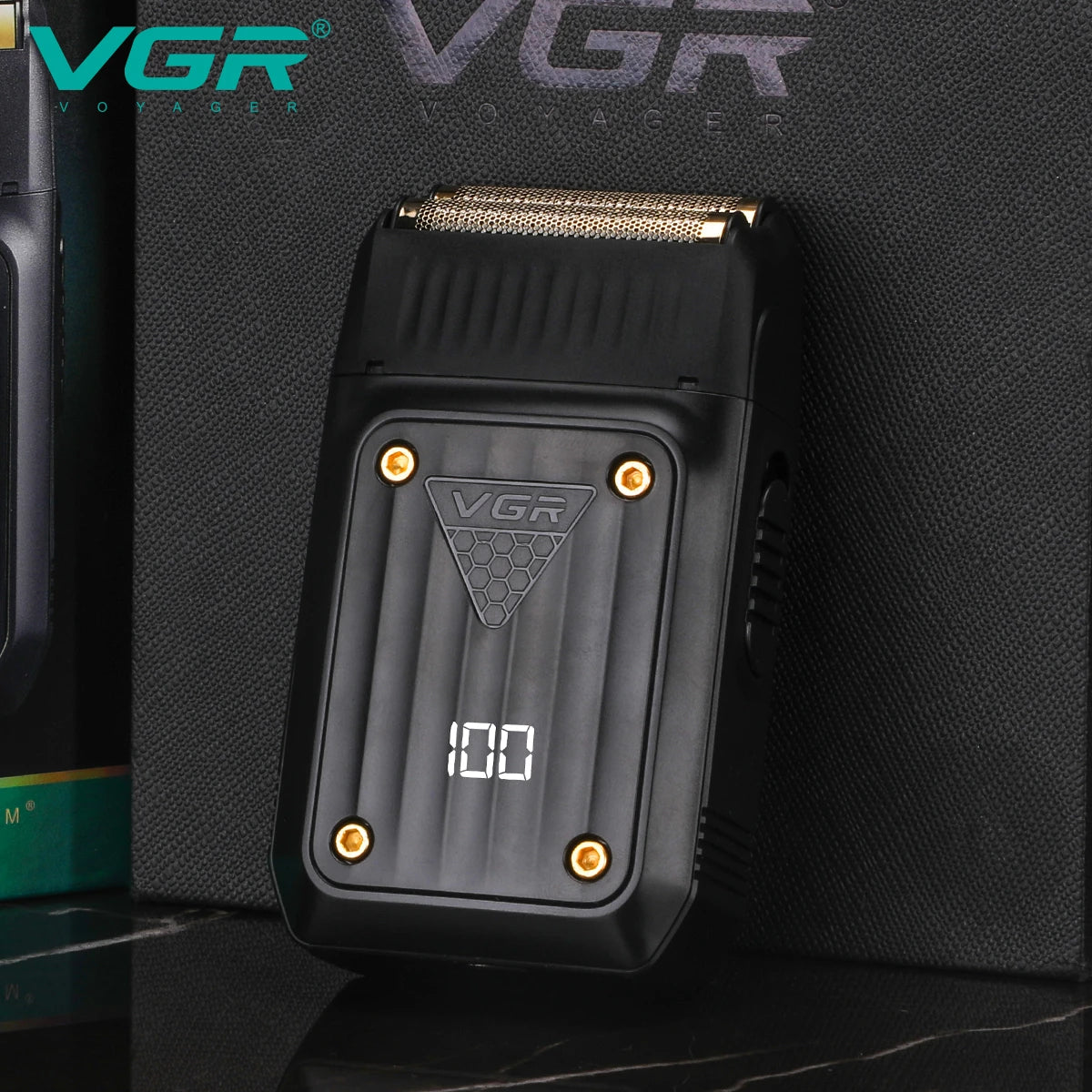 VGR V-363 Electric Foil Shaver with LED Display for Men
