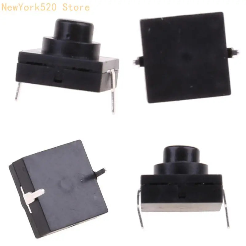 10-Pack Flashlight Push Button Switch 1A 30V 2-Pin CB-1212-112D