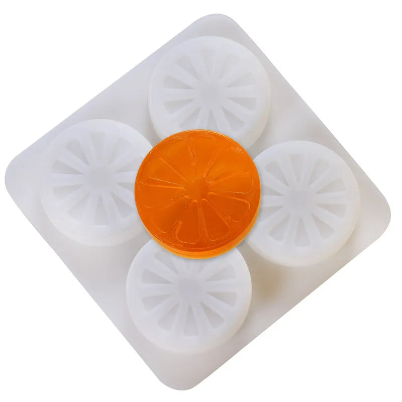 Silicone Orange Mould – Soap, Candle, Epoxy & Gypsum DIY