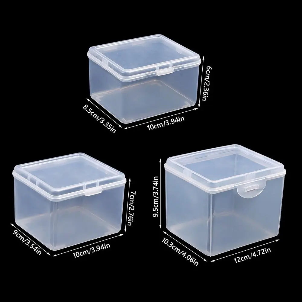 Clear Plastic Storage Box with Lid – Multi-Purpose Container