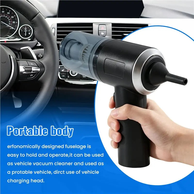 Wireless Handheld Mini Vacuum Cleaner – Car & Desk USB Rechargeable
