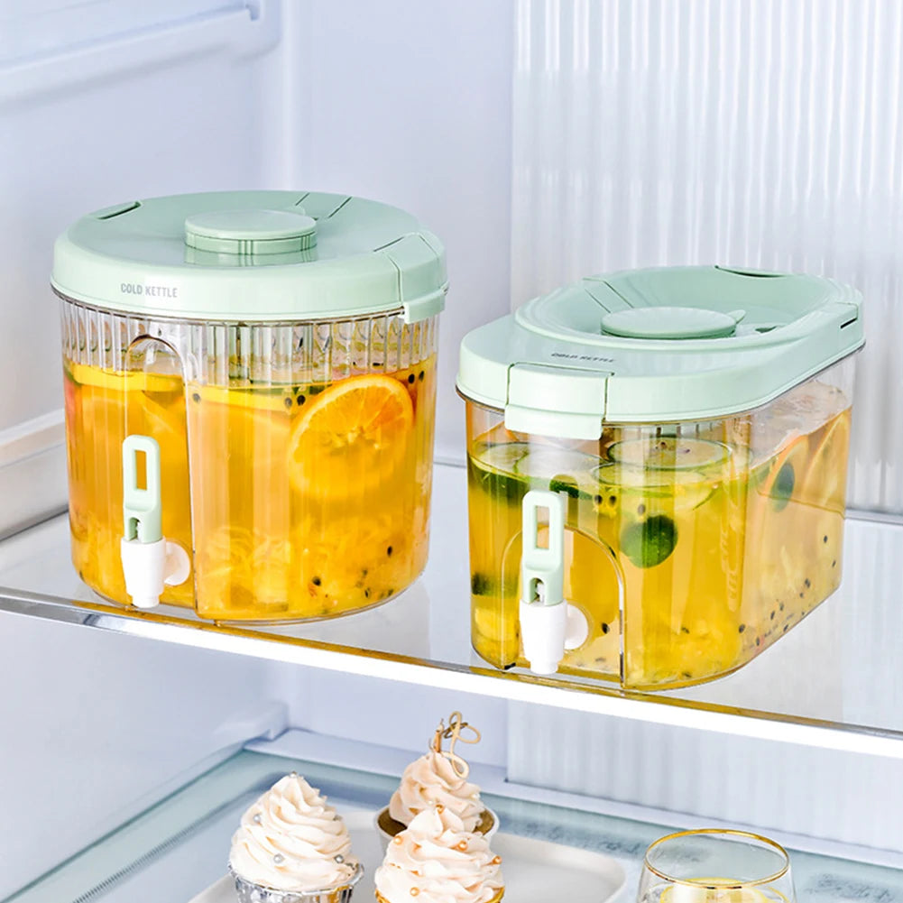 4L Leakproof Beverage Dispenser with Spigot & Lid – Clear
