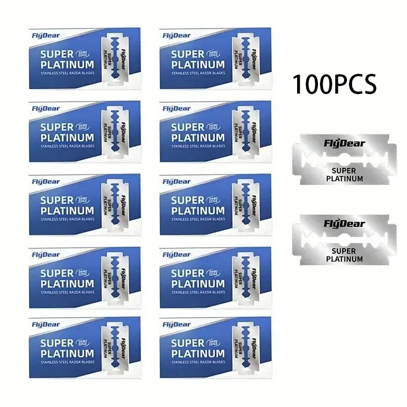 Double Edge Razor Blades Stainless Steel 10–100 Pack