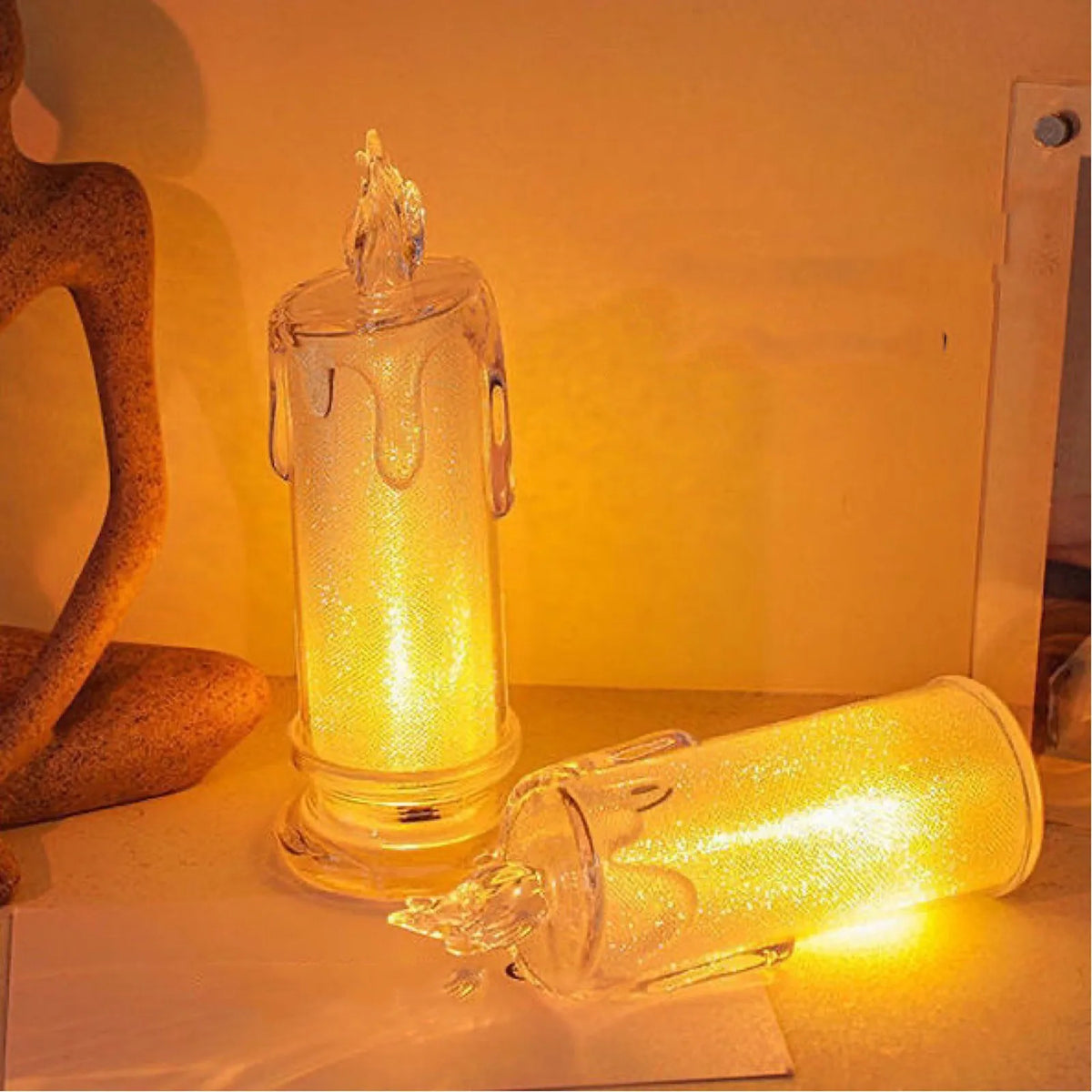 Flameless LED Flickering Candle – Battery Operated Décor