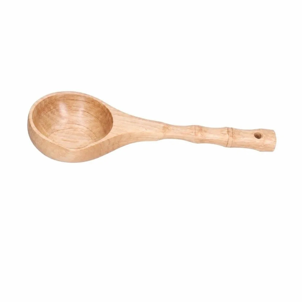 Solid Wood Porridge Spoon – Bamboo Joint Design 25cm